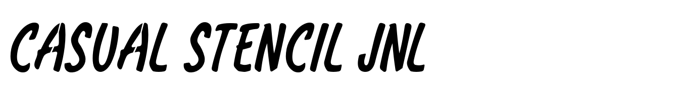Casual Stencil JNL